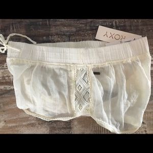 Roxy crochet shorts
